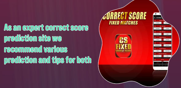 Correct score prediction tips