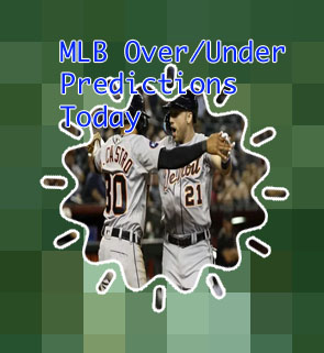 Over under predictions mlb