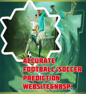 Wonderful soccer prediction